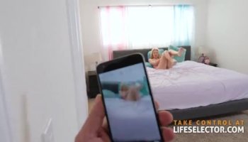 Женщина приняла от соседа сочный хер